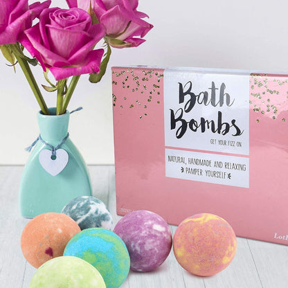 LotFancy Bath Bombs for Women, Natural Bath Bombs, Shea Butter, Rich in Essential Oil. Fizzy SPA Bath Bombs Gifts Set for Her/Him, Wife, Girlfriend, Mother’s Day, Birthday, Christmas Gift