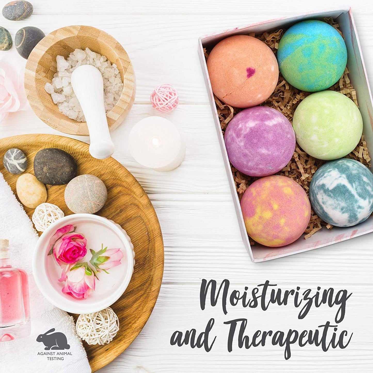 LotFancy Bath Bombs for Women, Natural Bath Bombs, Shea Butter, Rich in Essential Oil. Fizzy SPA Bath Bombs Gifts Set for Her/Him, Wife, Girlfriend, Mother’s Day, Birthday, Christmas Gift