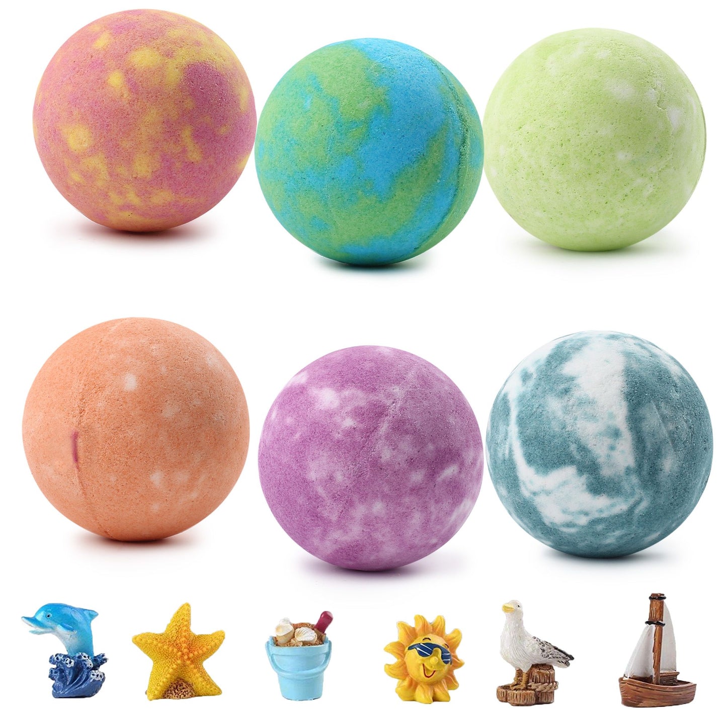LotFancy Bath Bombs for Women, Natural Bath Bombs, Shea Butter, Rich in Essential Oil. Fizzy SPA Bath Bombs Gifts Set for Her/Him, Wife, Girlfriend, Mother’s Day, Birthday, Christmas Gift