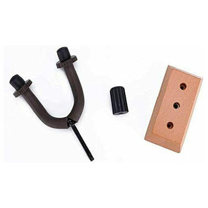 LotFancy 2 Pcs Guitar Wall Mount Hanger Holder for Acoustic, Electric Guitars, Folk Ukulele