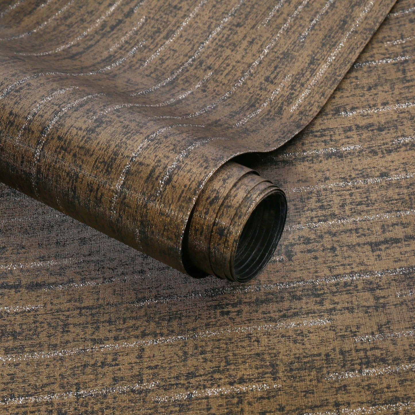 LotFancy Peel and Stick Wallpaper, Mocha Brown, Removable Contact Paper, Self Adhesive Wall Paper