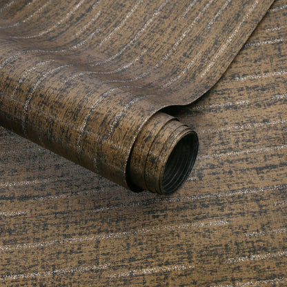 LotFancy Peel and Stick Wallpaper, Mocha Brown, Removable Contact Paper, Self Adhesive Wall Paper