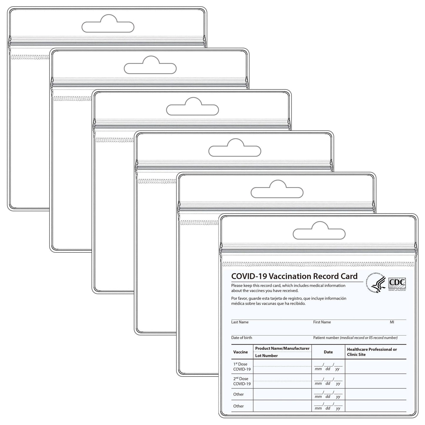 LotFancy New Medicare Card Holder, 16 Packs, 12Mil Clear Waterproof Medicare Card Protector Sleeves for Credit Card