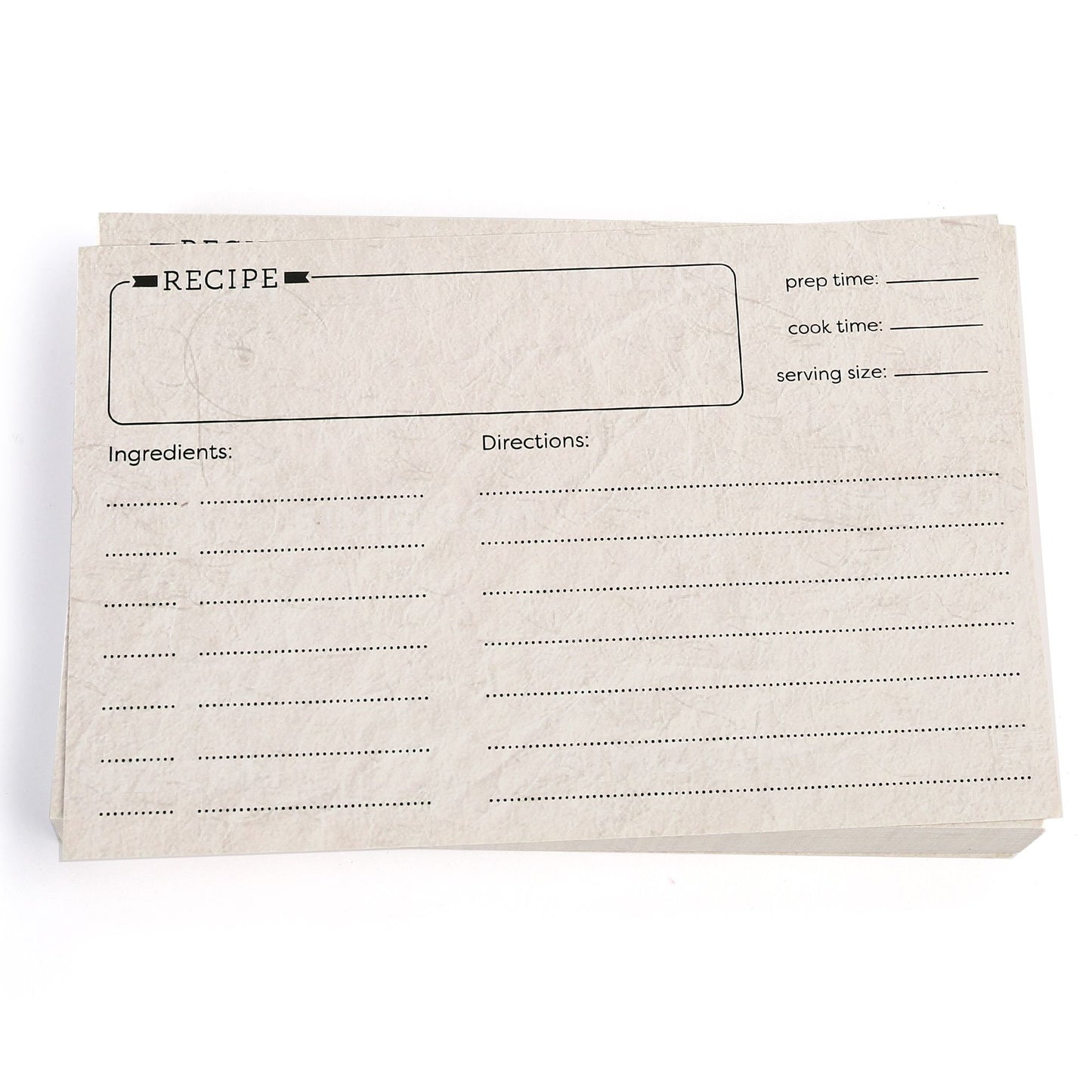 LotFancy 60 Count Recipe Cards, 4x6 Inch, Double Sided, Blank Recipe Cardstock
