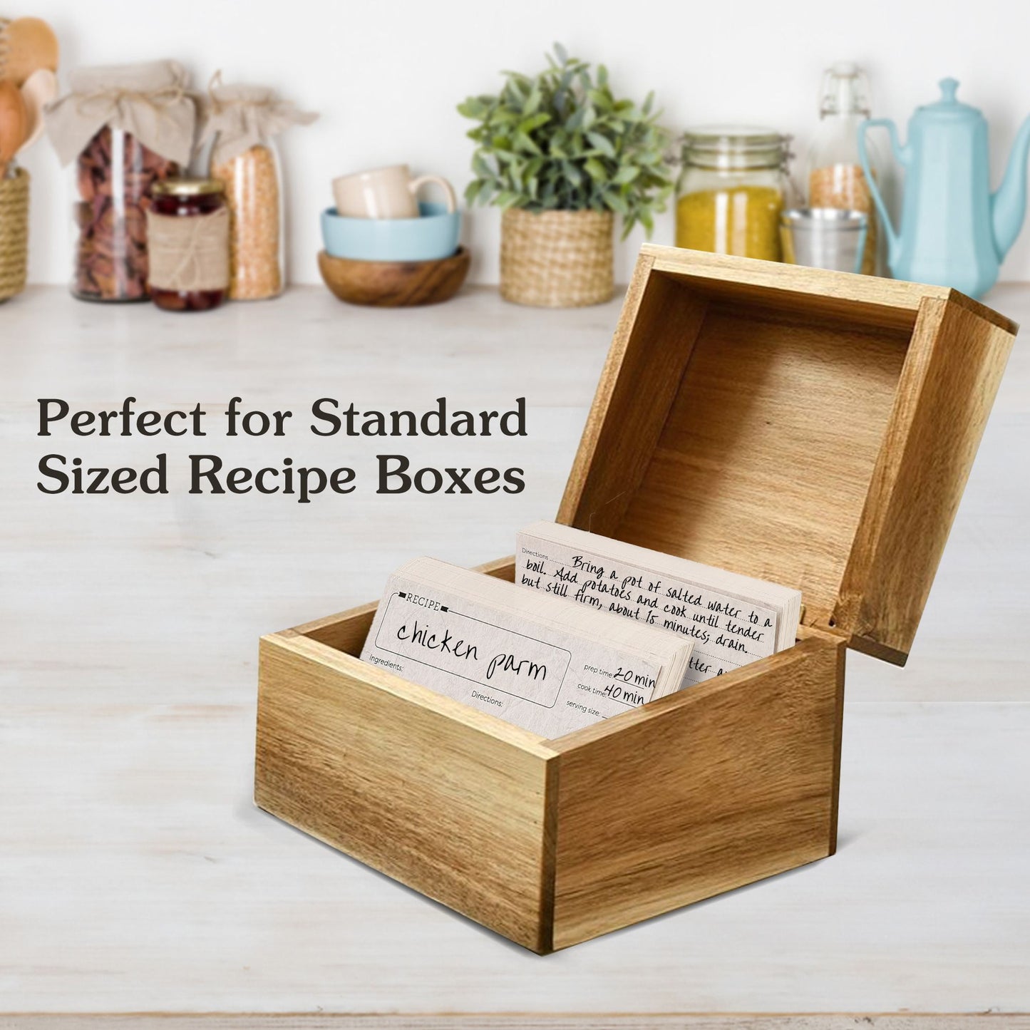 LotFancy 60 Count Recipe Cards, 4x6 Inch, Double Sided, Blank Recipe Cardstock