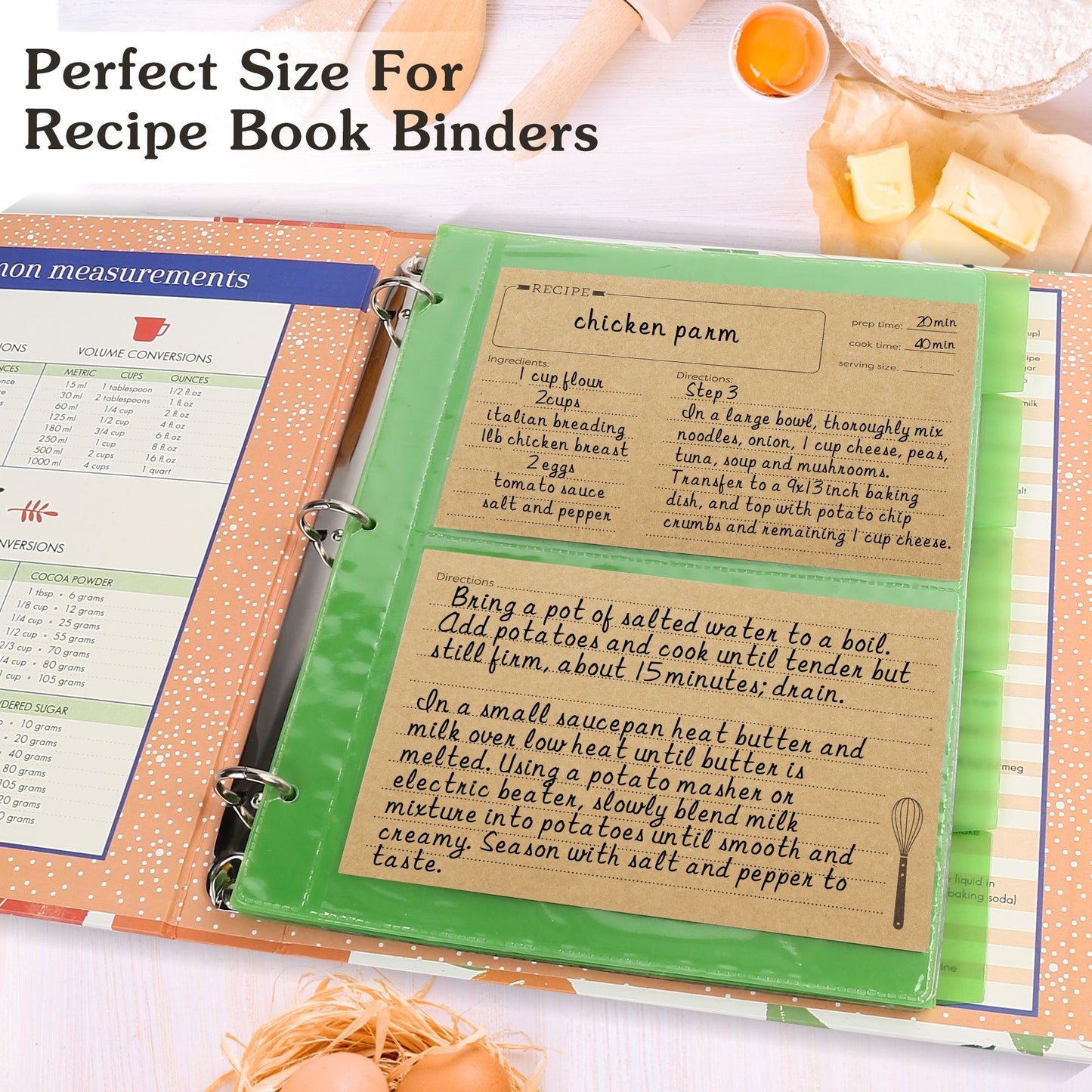 LotFancy 60 Count Recipe Cards, 4x6 in, Double Sided, Blank Recipe Cardstock,Brown