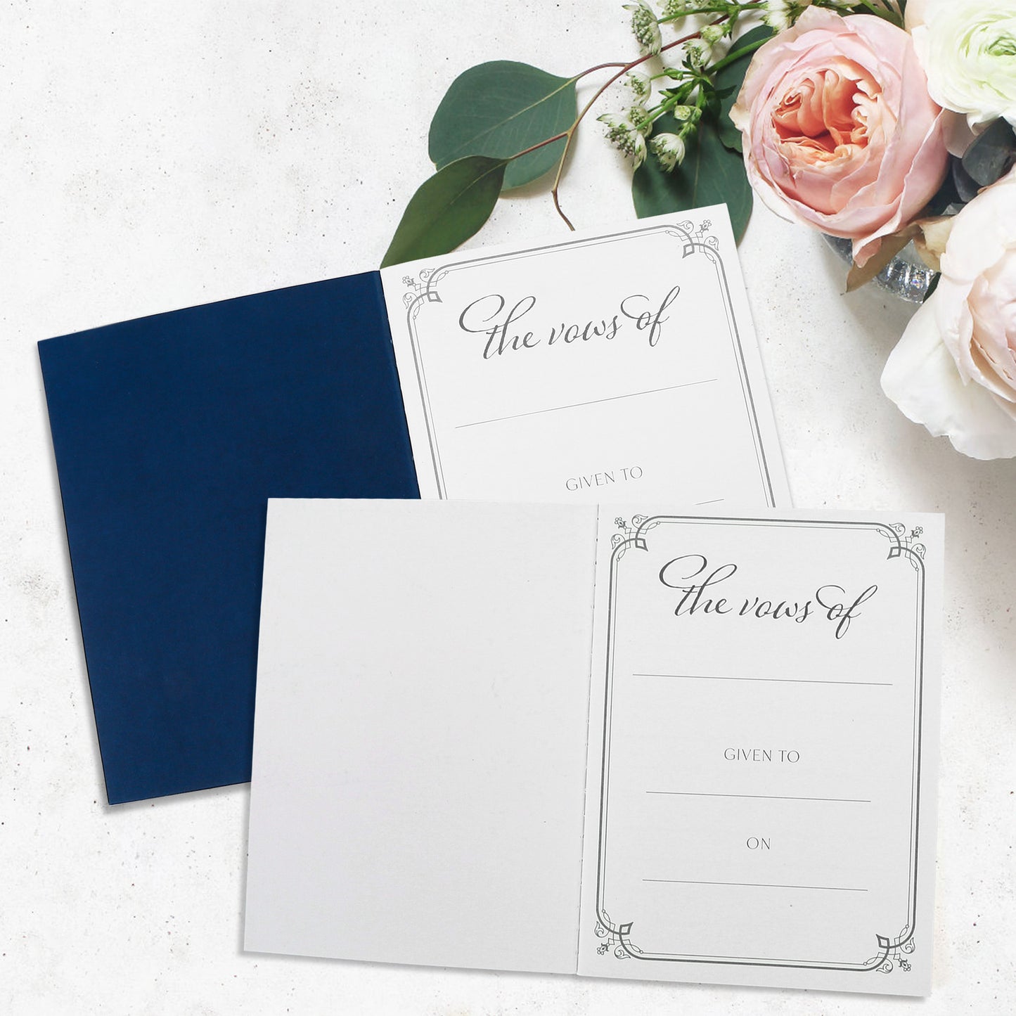 LotFancy Wedding Vow Book for Her & Him, Wedding Essentials, Wedding Registry Ideas,Ceremony Vows