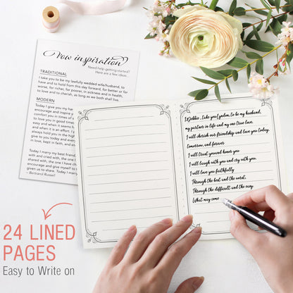 LotFancy Wedding Guest Book, 10x8’’ Sign in Book
