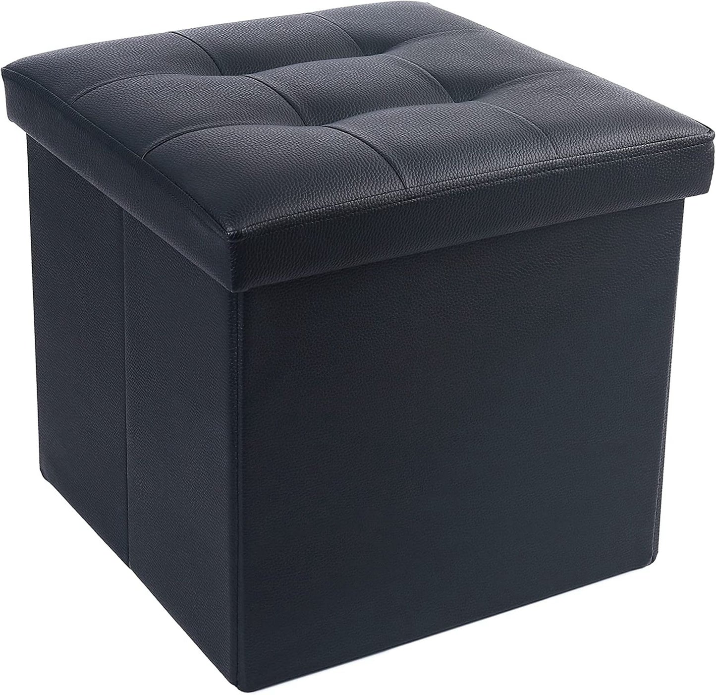 LotFancy Storage Ottoman Cube Bench