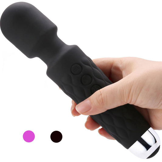 LotFancy Wand Massager for Women, Rechargeable Handheld Massager for Neck Shoulder Back