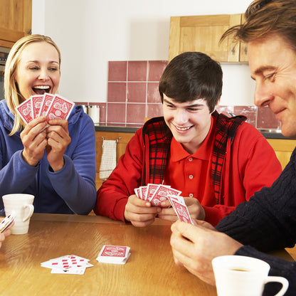 LotFancy Playing Cards, 12 Pack, Decks of Cards Bulk, Poker Size, Standard Index, 6 Blue and 6 Red