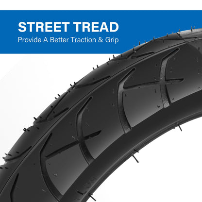 LotFancy 12.5 x 2.25 Tire and Tube Set for Razor Pocket Mod, Currie, Schwinn Scooter