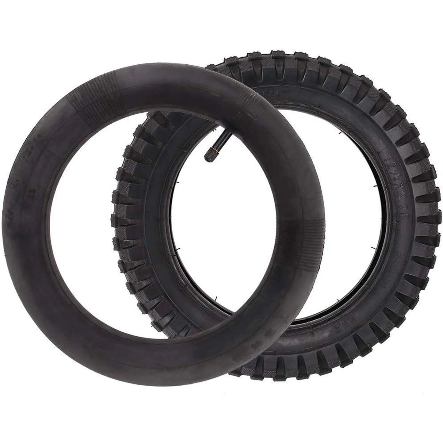 LotFancy 12.5x2.75 Tire and Inner Tube Set for Razor MX350 MX400 Dirt Rocket, x-Treme x-560, Black