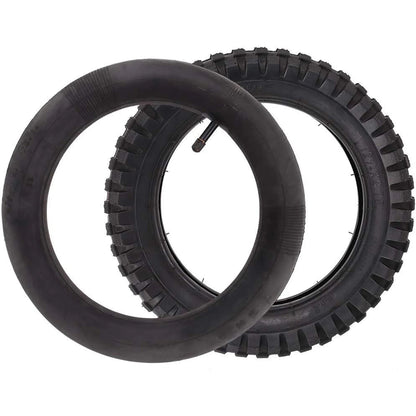 LotFancy 12.5x2.75 Tire and Inner Tube Set for Razor MX350 MX400 Dirt Rocket, x-Treme x-560, Black
