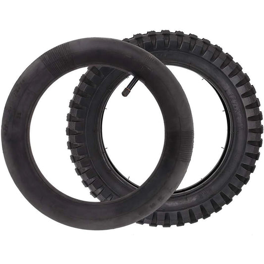 LotFancy 12.5x2.75 Tire and Inner Tube Set for Razor MX350 MX400 Dirt Rocket, x-Treme x-560, Black