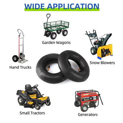 LotFancy 2Pcs 4.10/3.50-4" Replacement Inner Tube for Lawn Mower Hand Truck, Dolly, Hand Cart