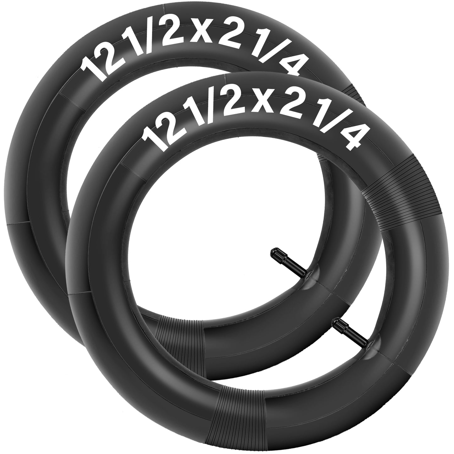 LotFancy 12.5 x 2.25 (12 1/2" x2 1/4") Inner Tube for Razor Pocket Mod, Currie, Schwinn, Gas & Electric Scooters, Kids Bike & Balance Bike Replacement Tubes