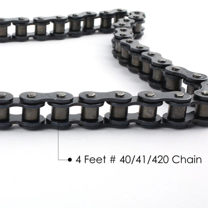 LotFancy Go Kart Clutch 3/4 Bore 10T with #40 41 420 Chain, Centrifugal Clutch