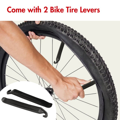 LotFancy 2Pcs 28 in 700x35/37/38/40/42/43c Bike Inner Tubes, 48mm Schrader Valve