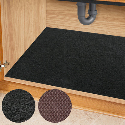 LotFancy Under Sink Mat for Kitchen, 30 x 24 in