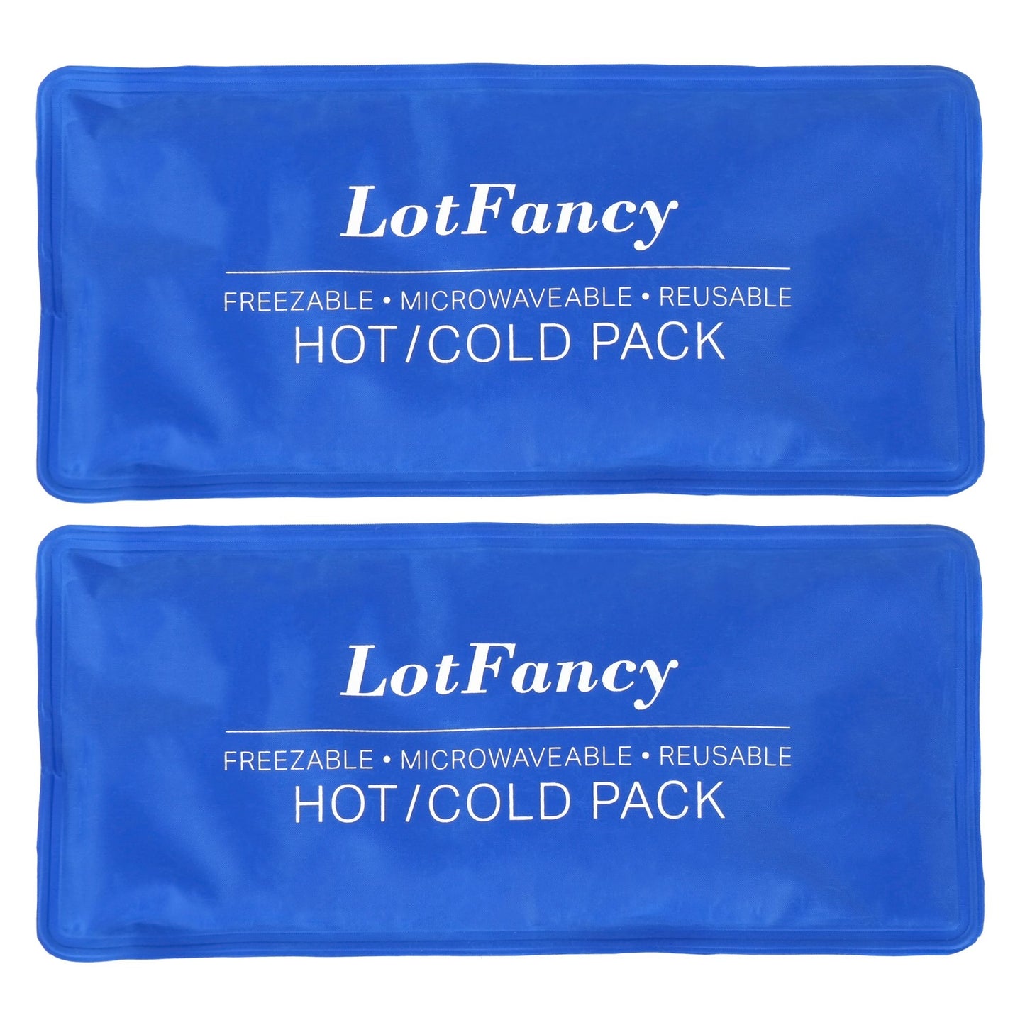 LotFancy Ice Pack for Injuries, Reusable Hot Cold Pack for Therapy, Cooling or Heating Pad for First Aid, Back Shoulder Neck Head Feet Pain Relief PMT