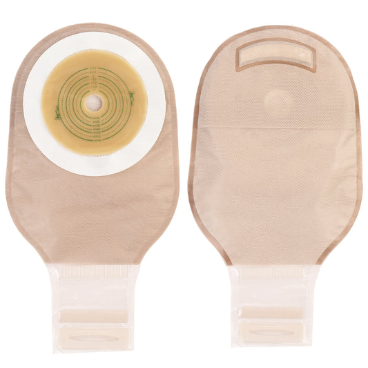 LotFancy Drainable Pouch - Ostomy Bags for Colostomy Ileostomy Stoma Care, Cut-to-Fit, One-Piece System