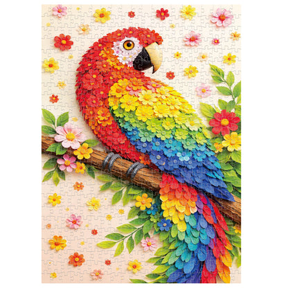 BenBen 500 Pieces Jigsaw Puzzles for Adults, Parrot Puzzle with Patterns on Back