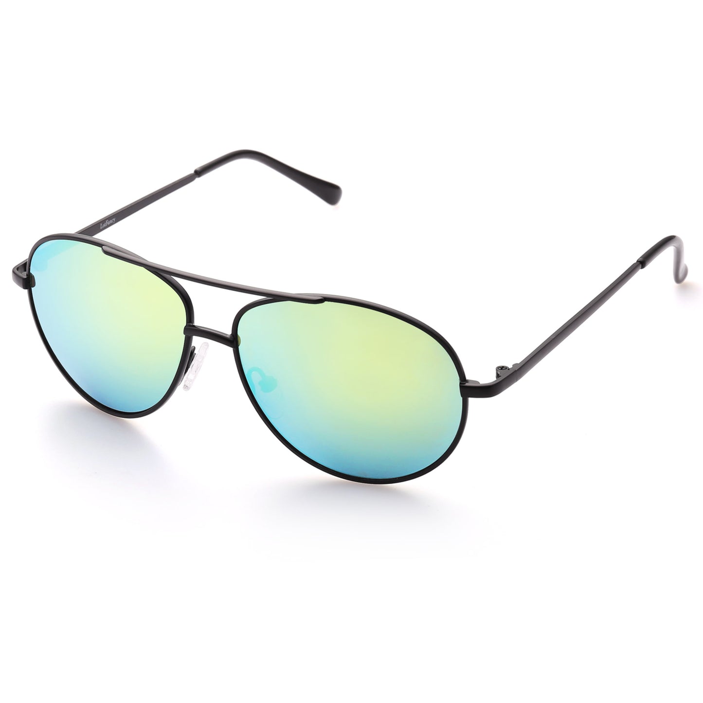 LotFancy Aviator Sunglasses for Kids Girls Boys, with Case, Children Shades Age 3-12, UV 400 Protection, Beach Essentials