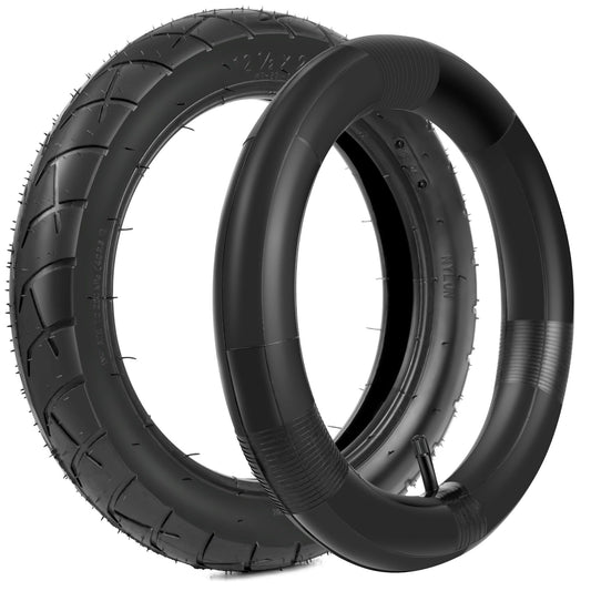 12.5 x 2.25 (12-1/2 x2-1/4) Tire & Inner Tube Set for Razor Pocket Mod (Bella, Betty, Bistro, Daisy, Hannah, Sweet Pea), Currie, Schwinn, GT, IZIP, eZip, MX125 Dirt Rocket