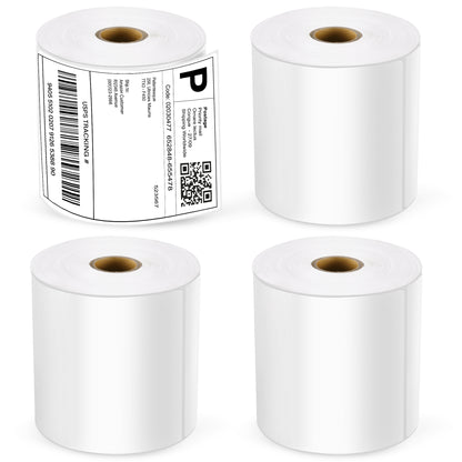 LotFancy 4x6 Thermal Labels, 1000 Shipping Labels, 4 Rolls-250 Labels per Roll WMT