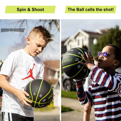 LotFancy Outdoor Basketball, 29.5” 28.5”, Patented Horse Game Features Printed, Indoor Basketball for Girls Boys Mens Womens, Performance Composite Leather, Pump and Needle Included