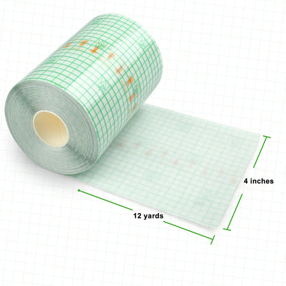 LotFancy Tattoo Aftercare Bandage, 4" x 12 Yards, Waterproof Tattoo Wrap Tape for Second Skin Healing