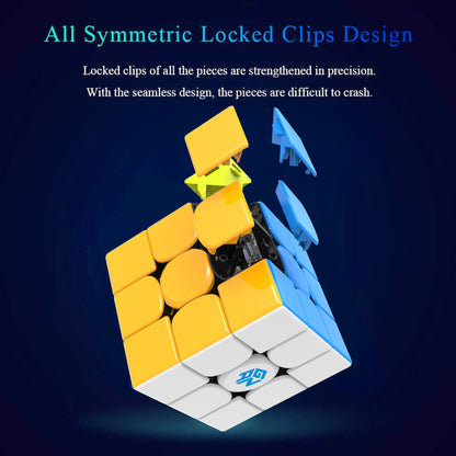 GAN Cube 3x3, Magnetic Magic Cube, Stickerless Speed Cube Puzzle Toy