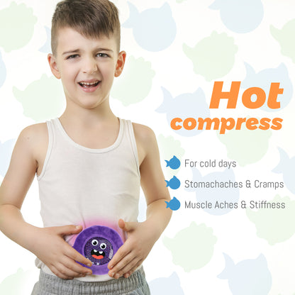 LotFancy Kid Ice Pack for Boo Boos, 3 Pack Reusable Gel Cold Pack for Kids, 4.75 in
