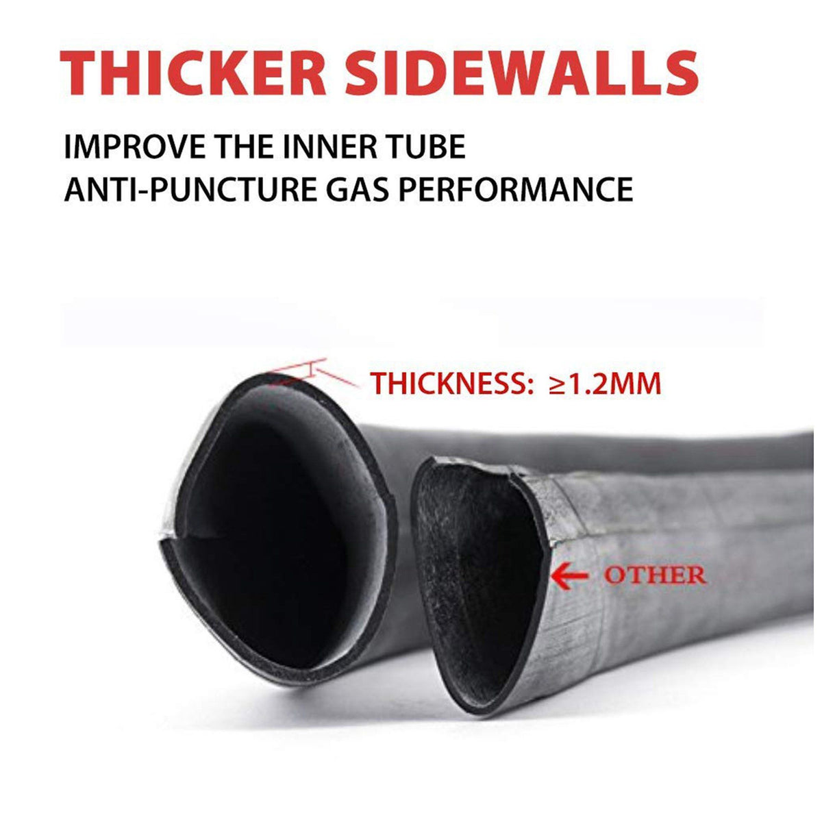 LotFancy 2Pcs 12.5x2.75 Inner Tube for Razor Dirt Rocket MX350 MX400, X-Treme X-560, Hyper HPR 350