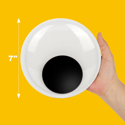 LotFancy 7 in Giant Googly Eyes with Self Adhesive, Large Wiggle Eyes for DIY Craft Christmas Tree Decoration