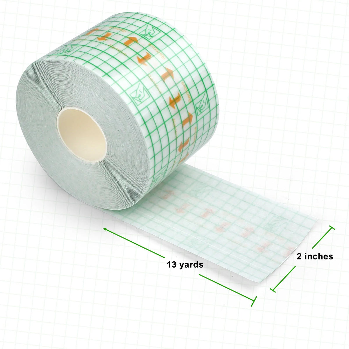 LotFancy Tattoo Aftercare Bandage Rolls, 2"x13 Yards, Waterproof Transparent Film for Tattoo Healing