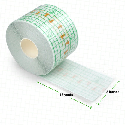 LotFancy Tattoo Aftercare Bandage Rolls, 2"x13 Yards, Waterproof Transparent Film for Tattoo Healing