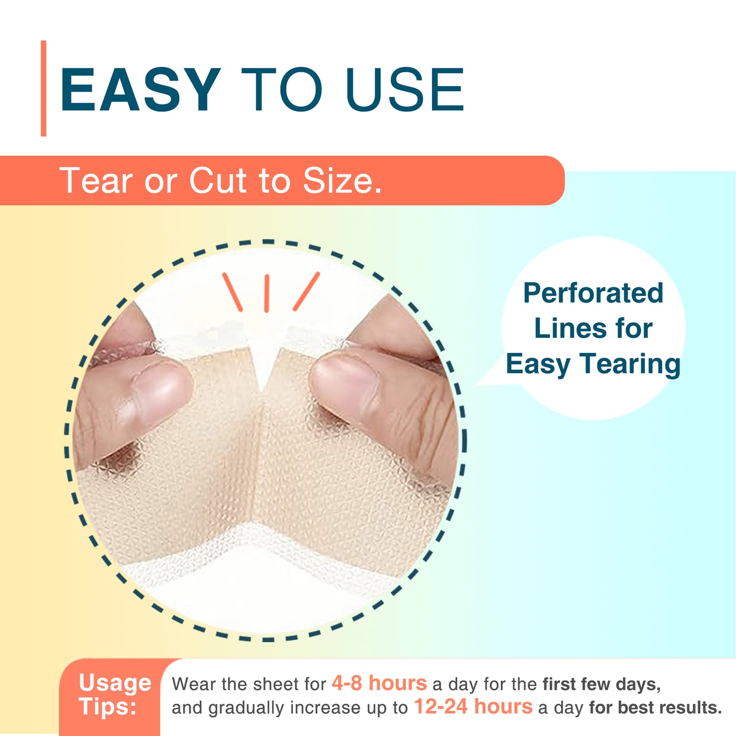 MEDLOT Silicone Scar Sheets, 1.5" x 156" Roll, Reusable Silicone Scar Strips for Scar Treatment