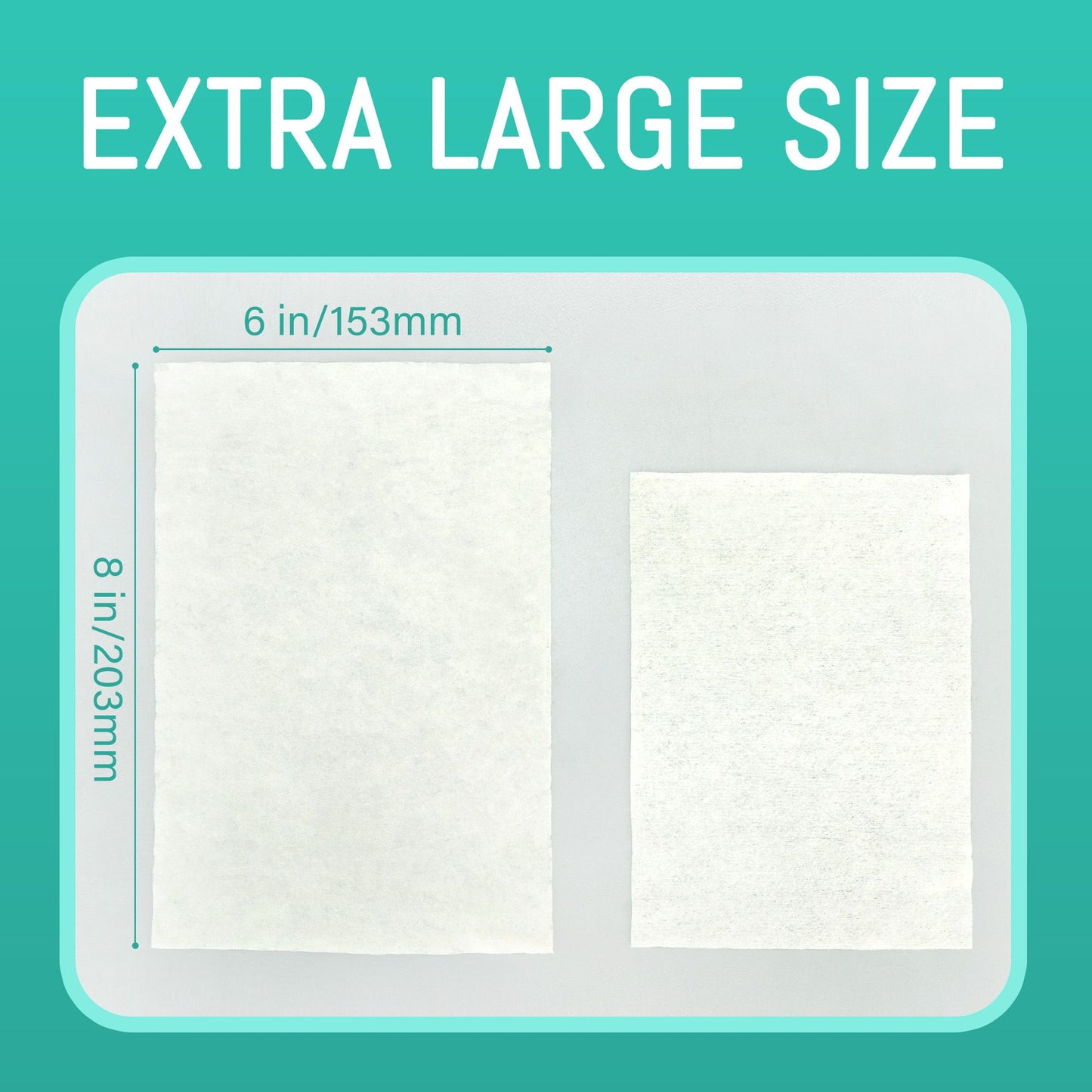 LotFancy Extra Large Flushable Wet Wipes, Thickened Butt Wipes, 3 Packs x 48 Ct, 144 Total Wipes WMT