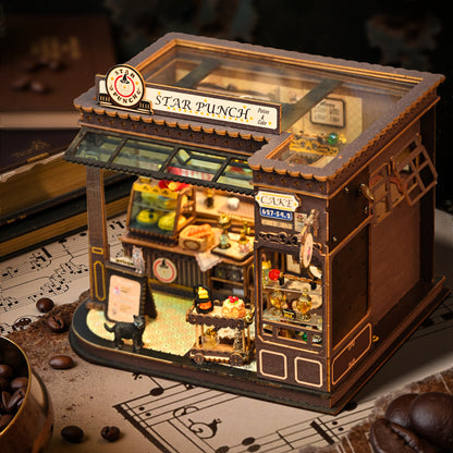 BenBen DIY Miniature House Kit, Mini Wooden Dollhouse Kit, Craft Gift for Adults, Teens, Friends
