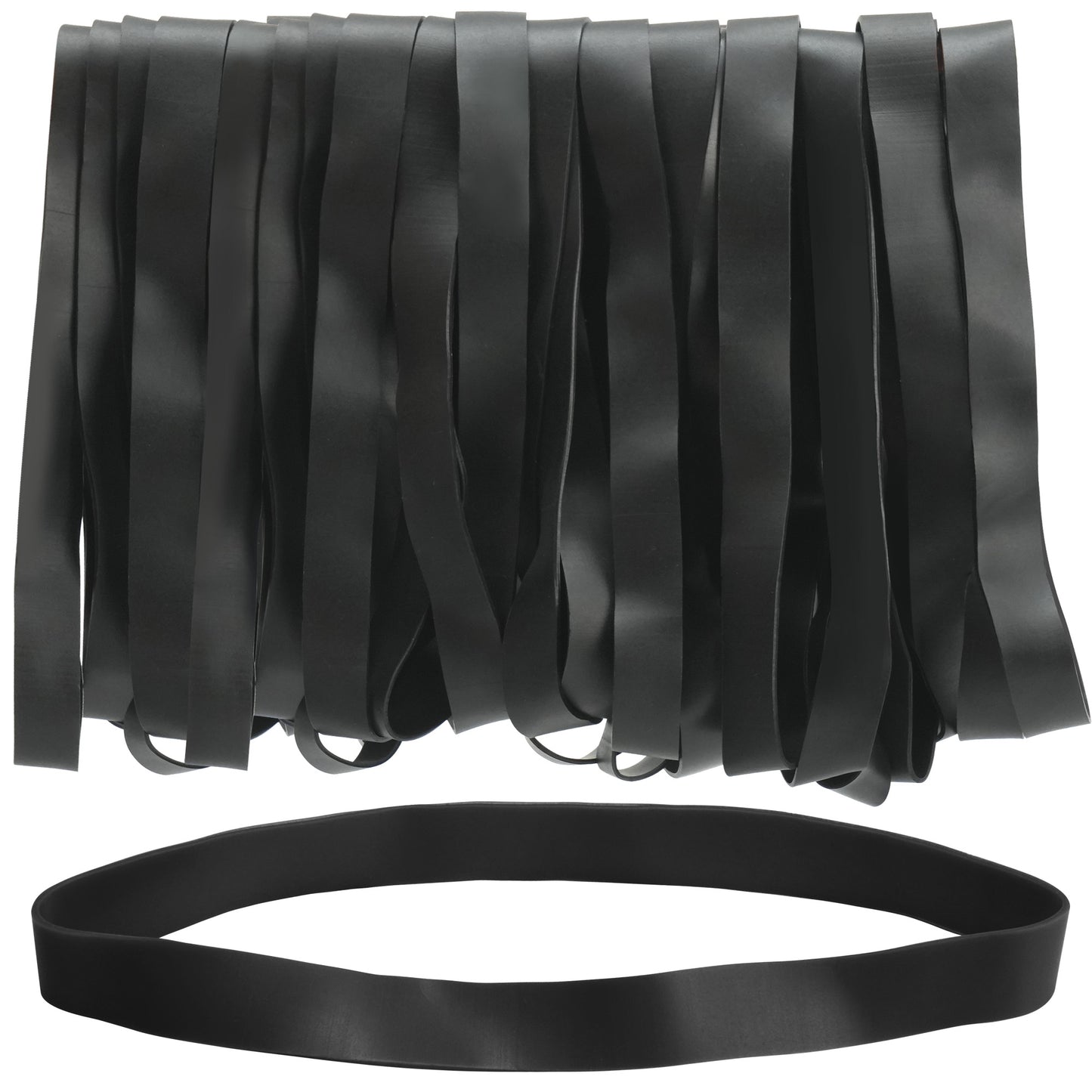 LotFancy Large Rubber Bands, Size #107, Big Wide Heavy Duty Elastic Bands for Office Supplies, Home