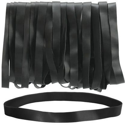 LotFancy Large Rubber Bands, Size #107, Big Wide Heavy Duty Elastic Bands for Office Supplies, Home
