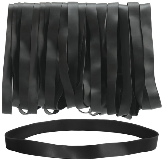 LotFancy Large Rubber Bands, Size #107, Big Wide Heavy Duty Elastic Bands for Office Supplies, Home