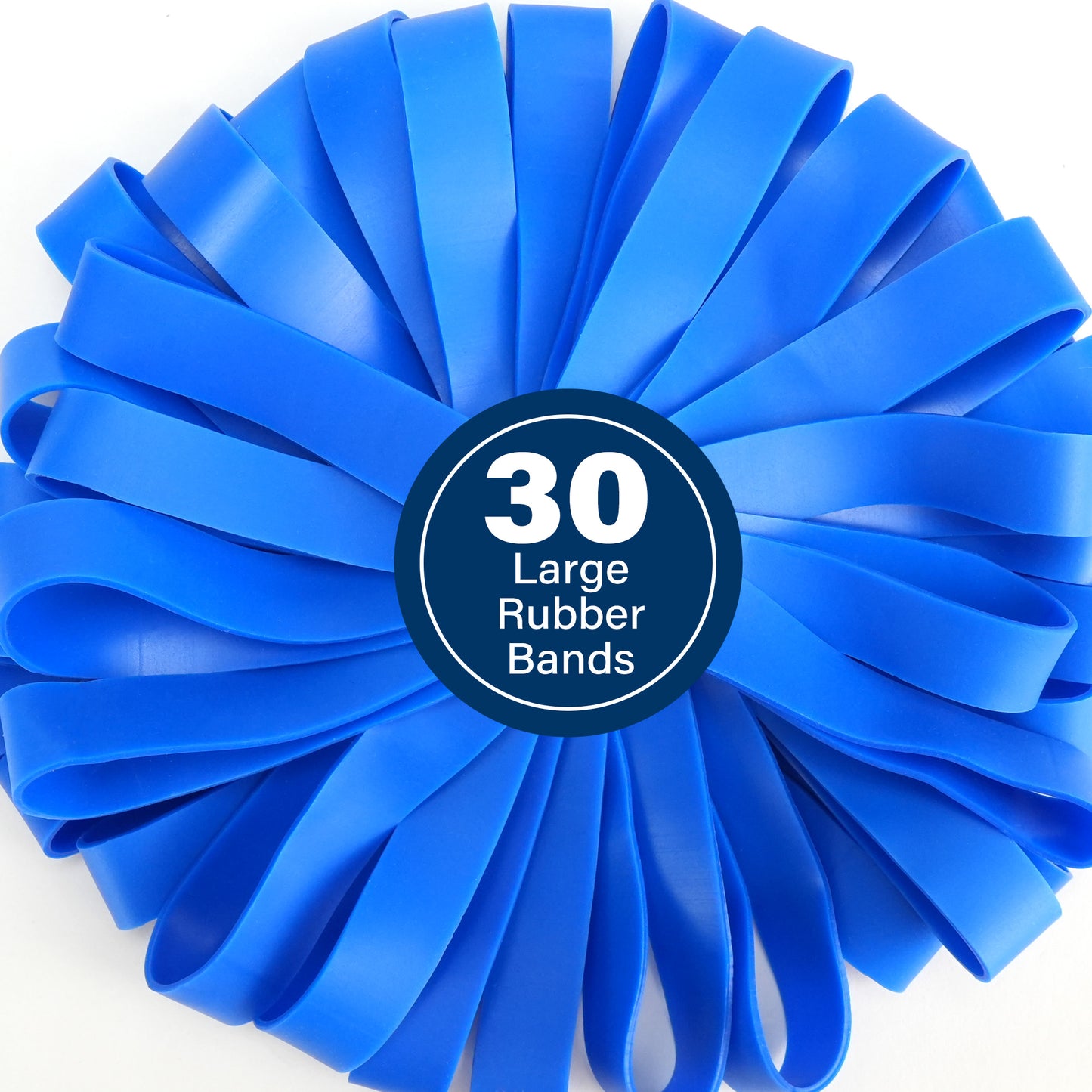 LotFancy Large Rubber Bands, Size #107, Big Wide Heavy Duty Long Rubber Bands for Office Supplies