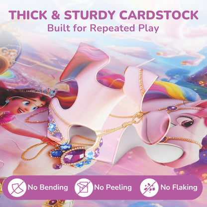 BenBen Floor Puzzles for Kids Ages 3-6, 48 Piece Unicorn Large Jigsaw Puzzles for Toddlers 2-4