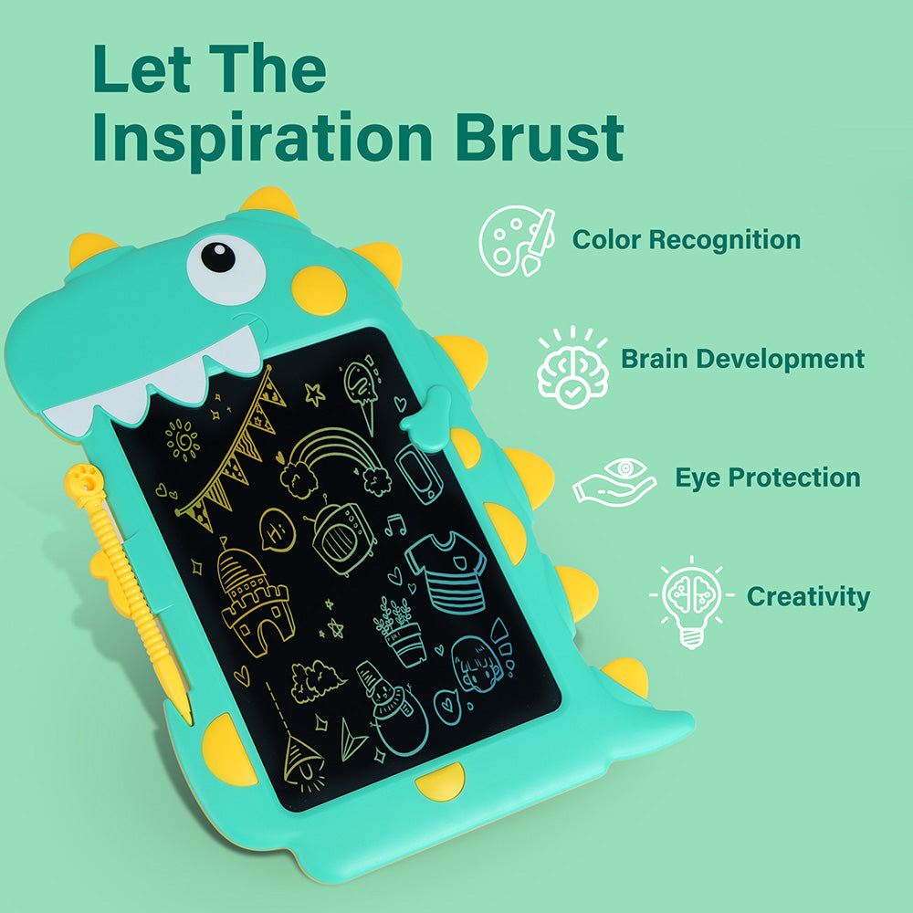 LotFancy LCD Writing Tablet Doodle Board for Kids, Dinosaur Drawing Pad for Boys, Girls, Toddler