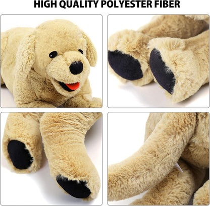LotFancy Large Dog Stuffed Animals Plush, 21" Golden Retriever Plush Toys for Kids, Pets, Girls
