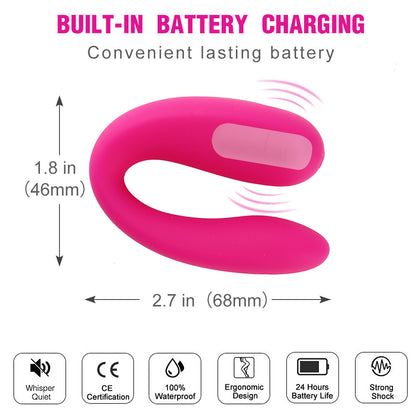 LotFancy Vibrator Adult Sex Toys for Women, Waterproof G-Spot Clitoral Stimulator