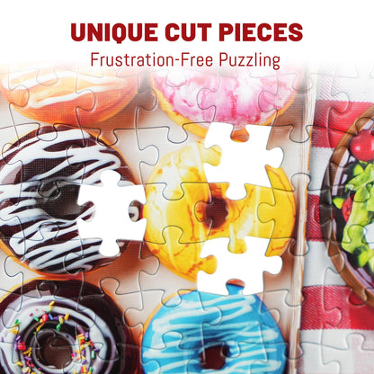BenBen 500 Pieces Puzzles For Adults, Picnic Party Time, Challenging Landscape Jigsaw Puzzle